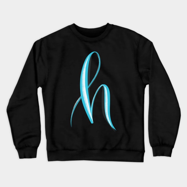 H initial Crewneck Sweatshirt by LFariaDesign